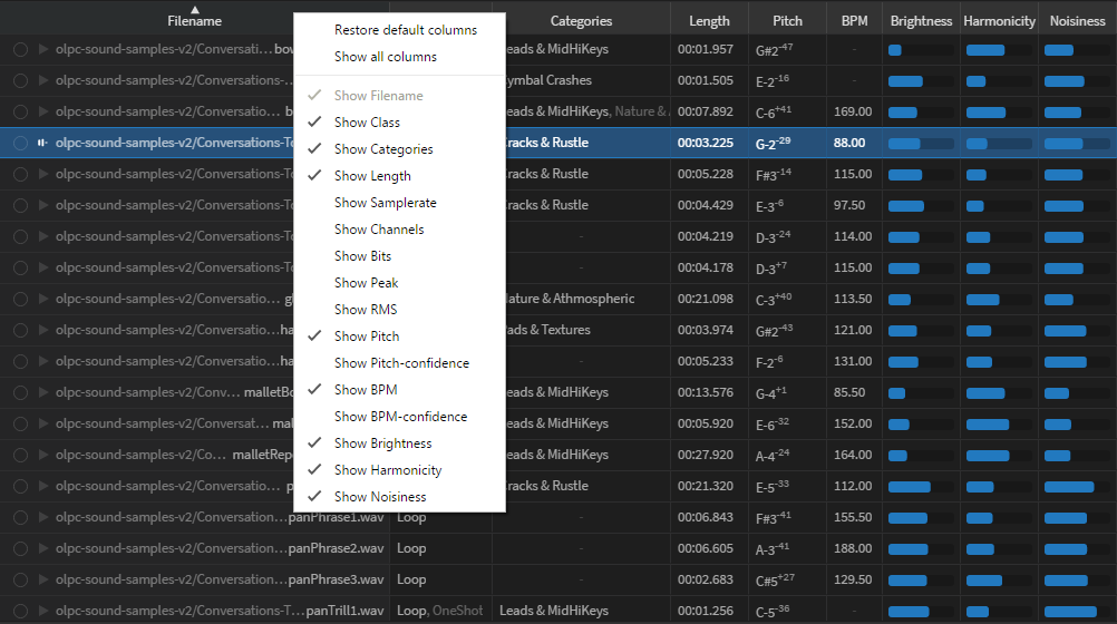 sononym sample manager